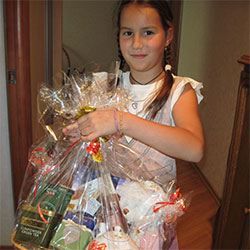 Destinataires des paniers-cadeaux dans le monde entier