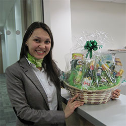 Destinataires des paniers-cadeaux dans le monde entier