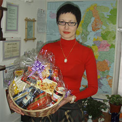 Destinataires des paniers-cadeaux dans le monde entier