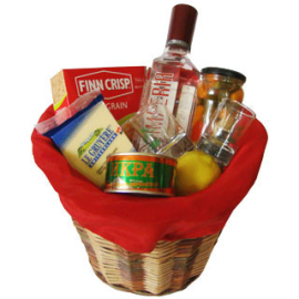 Red Intensity Gift Basket
