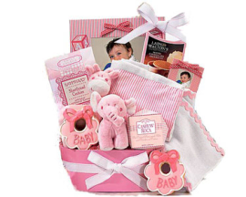 Celebrate New Life Gift Basket (Girl)