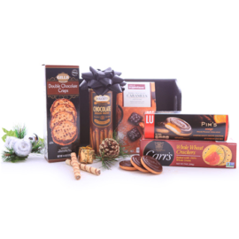 Chocolate Brown Corporate Basket