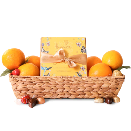Citrus Splendor and Chocolate Gift Basket