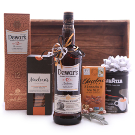 Dewars Whisky Coffee and Sweets Gift