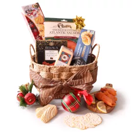 Salmon and Cheese Festive Hamper