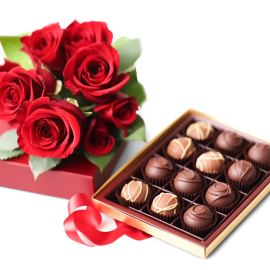 Simply Roses and Chocolates