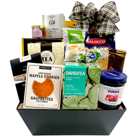 Italian Sweets and Tea Basket