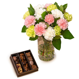 Stunning Kalanchoe and Chocolates