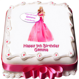 Barbie Birthday Cake