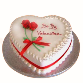 Valentine Vanilla Cake