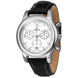 Sterling Silver Chronograph Watch
