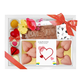 Heartfelt Chocolate and Pralines Gift Box