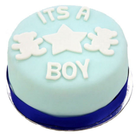 Welcome Baby Boy Cake