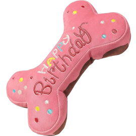 Birthday Bone Squeak Gift for Dogs