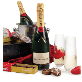 Champagne and Chocolate Indulgence Gift Basket