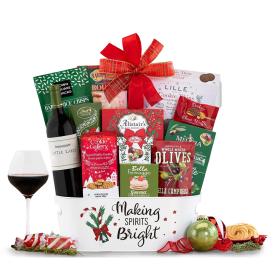Ray of Sunshine on a Winter Day Wine and Gourmet Basket
