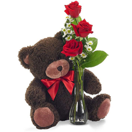 Teddy and Roses