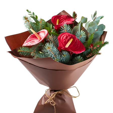 Bouquet de givre cramoisi