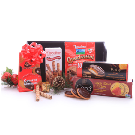 Panier d&#39;entreprise scintillant rouge