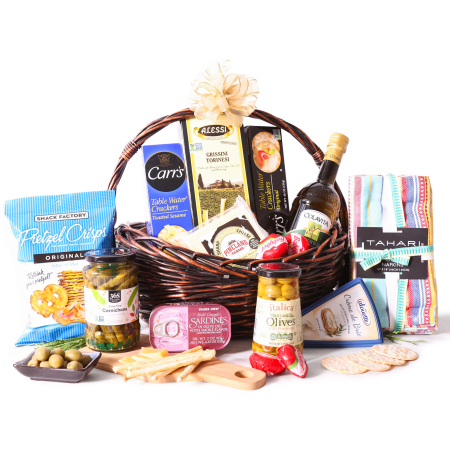 Panier de collations copieux