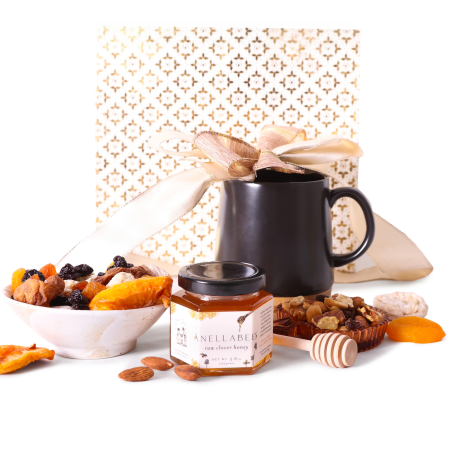 Panier-cadeau pour la collation du matin