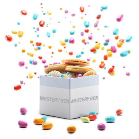 Panier cadeau mystère avec bonbons