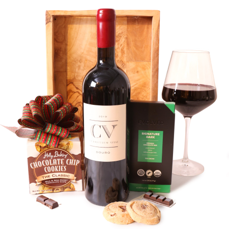 Vin rouge au chocolat noir