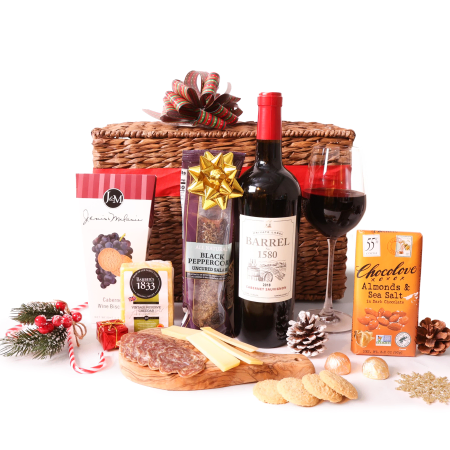 Festin de vin rouge et de gastronomie