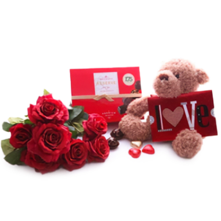 Love Bear et Roses