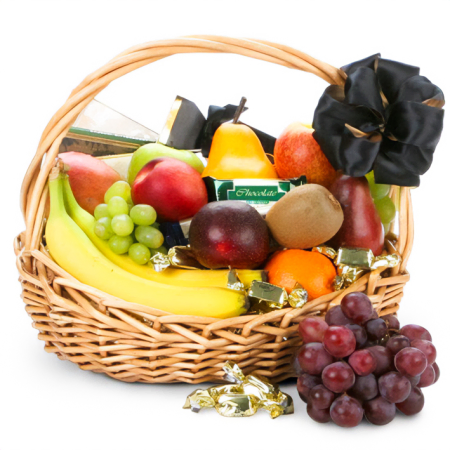 Panier de cueillettes fraîches