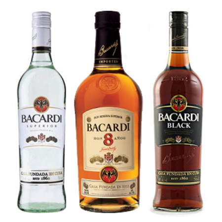 Brillant Bacardi Trio
