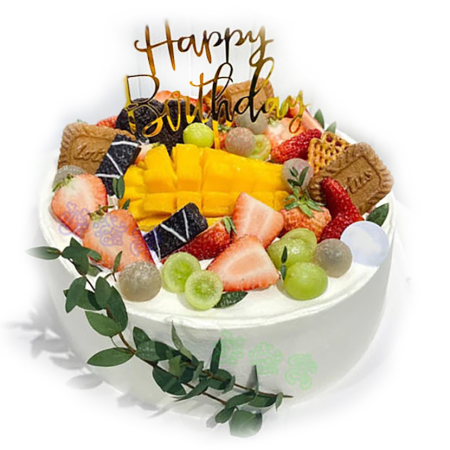 Fruits Frais et Délicieux Gâteau Gourmand