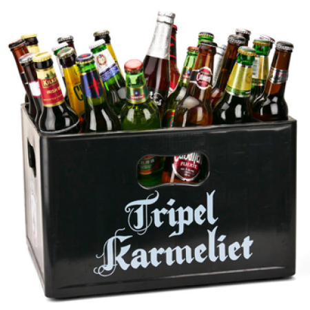 24 bouteilles de bière dans la boîte