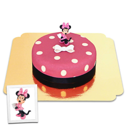 Gâteau Minnie Mouse et à pois