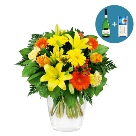 Une vision en bouquet jaune