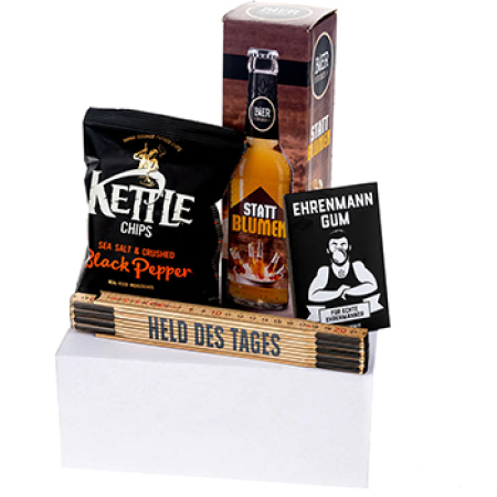 Les collations et la bière cadeaux Hero