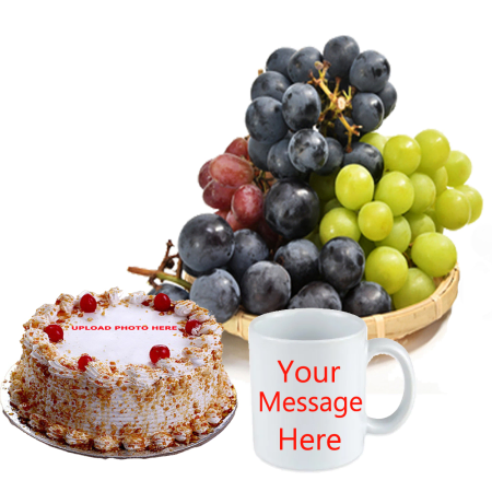 Blissful Butterscotch Cake et fruits