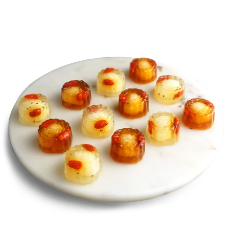 Gâteaux de lune à la gelée d'osmanthus