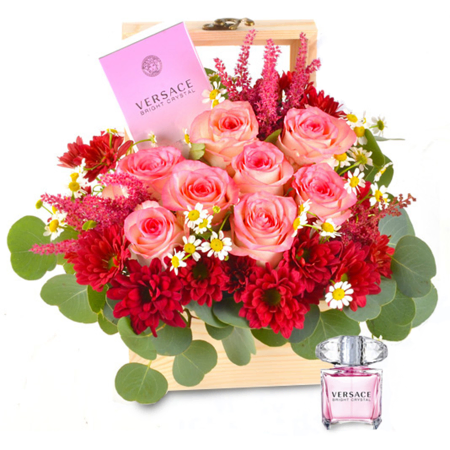 Fleurs et Versace Bright Crystal EDT 30 ml