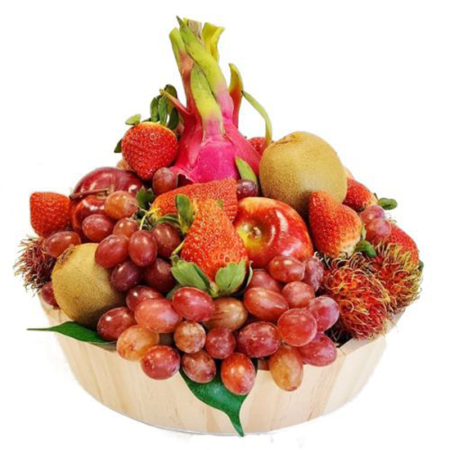 Panier cadeau de fruits du dragon