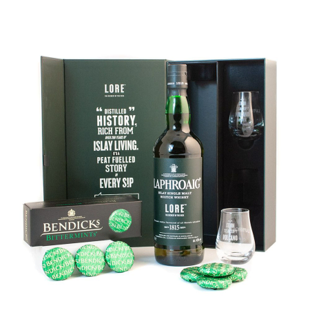 Coffret cadeau Glenfiddich et chocolat noir