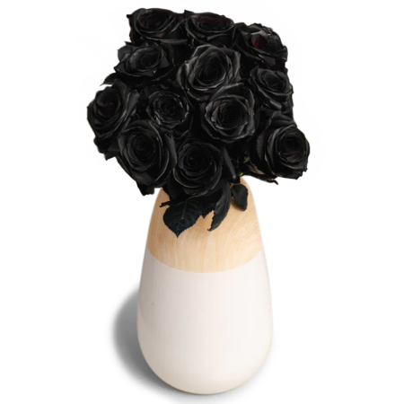 Bouquet de roses de beauté noire