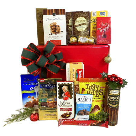 Surcharge de chocolat de Noël