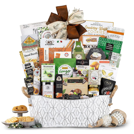 Acclamation de vacances panier-cadeau