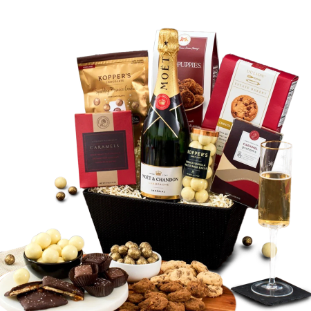 Le pic de la célébration avec Moet