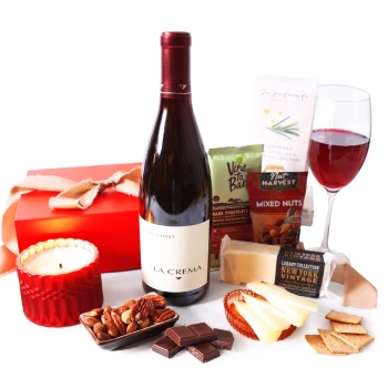 paniers-cadeaux de vin à envoyer à l’étranger