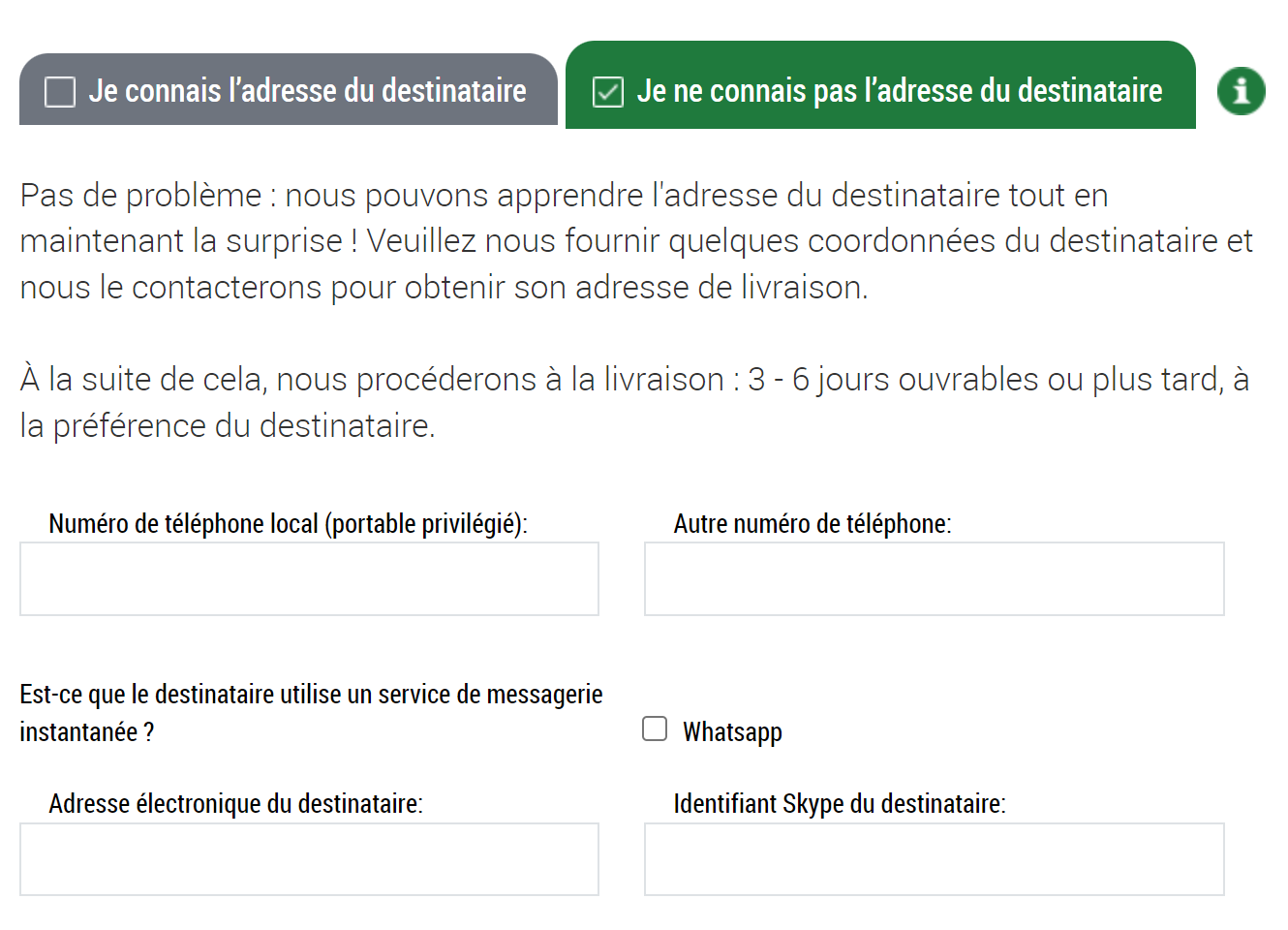Comment envoyer un cadeau sans adresse à l’international.